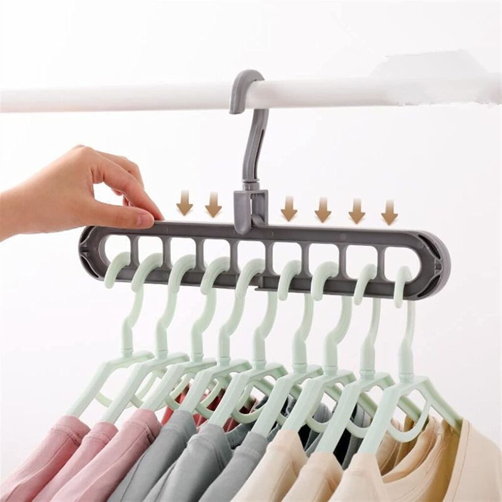 Gancho organizador de ropa x 5