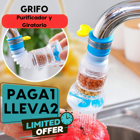 (2x1) Filtro Giratorio y Purificador De Agua + Env&iacute;o gratis