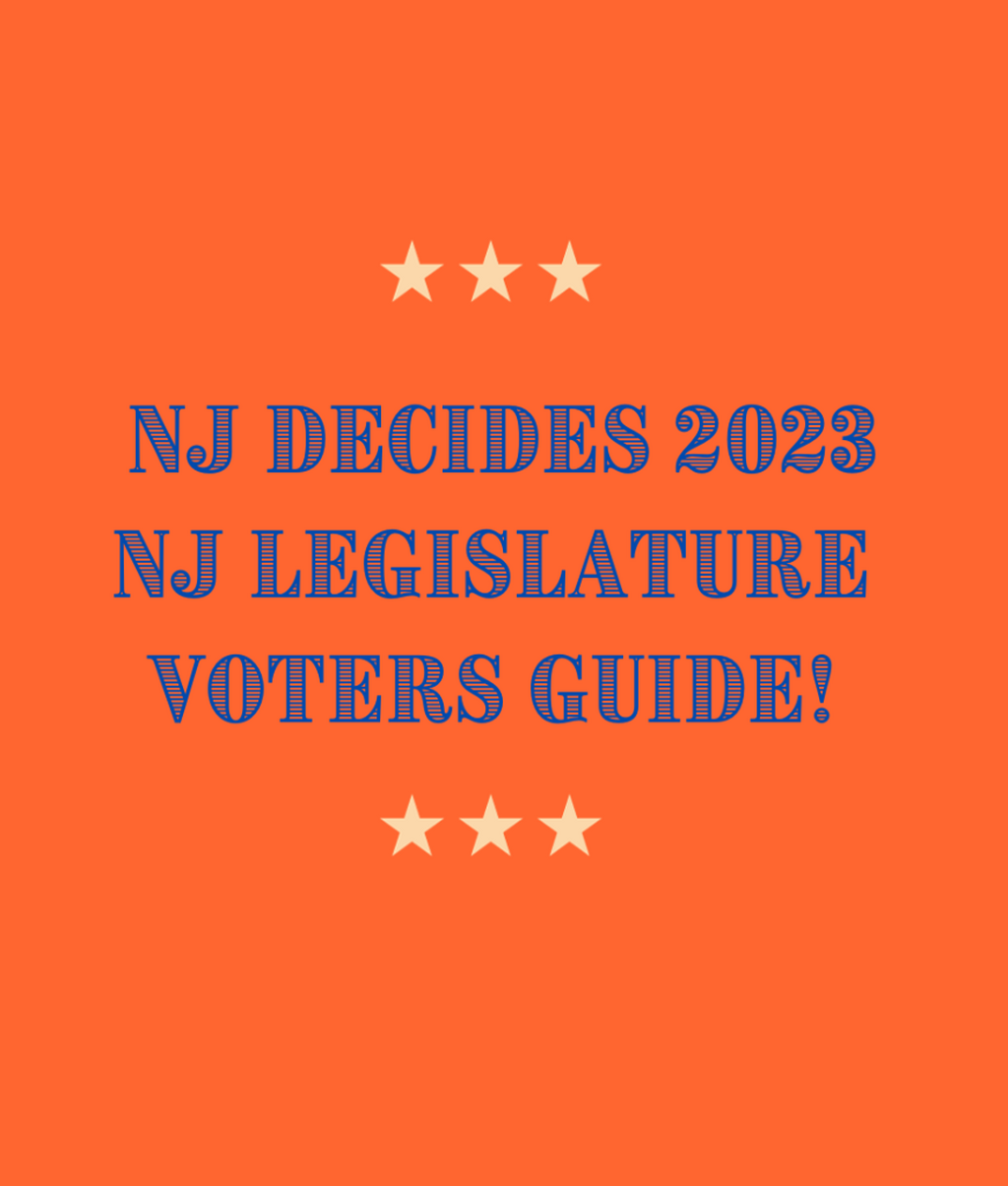 NJ Decides 2023 NJ Legislature Voters Guide
