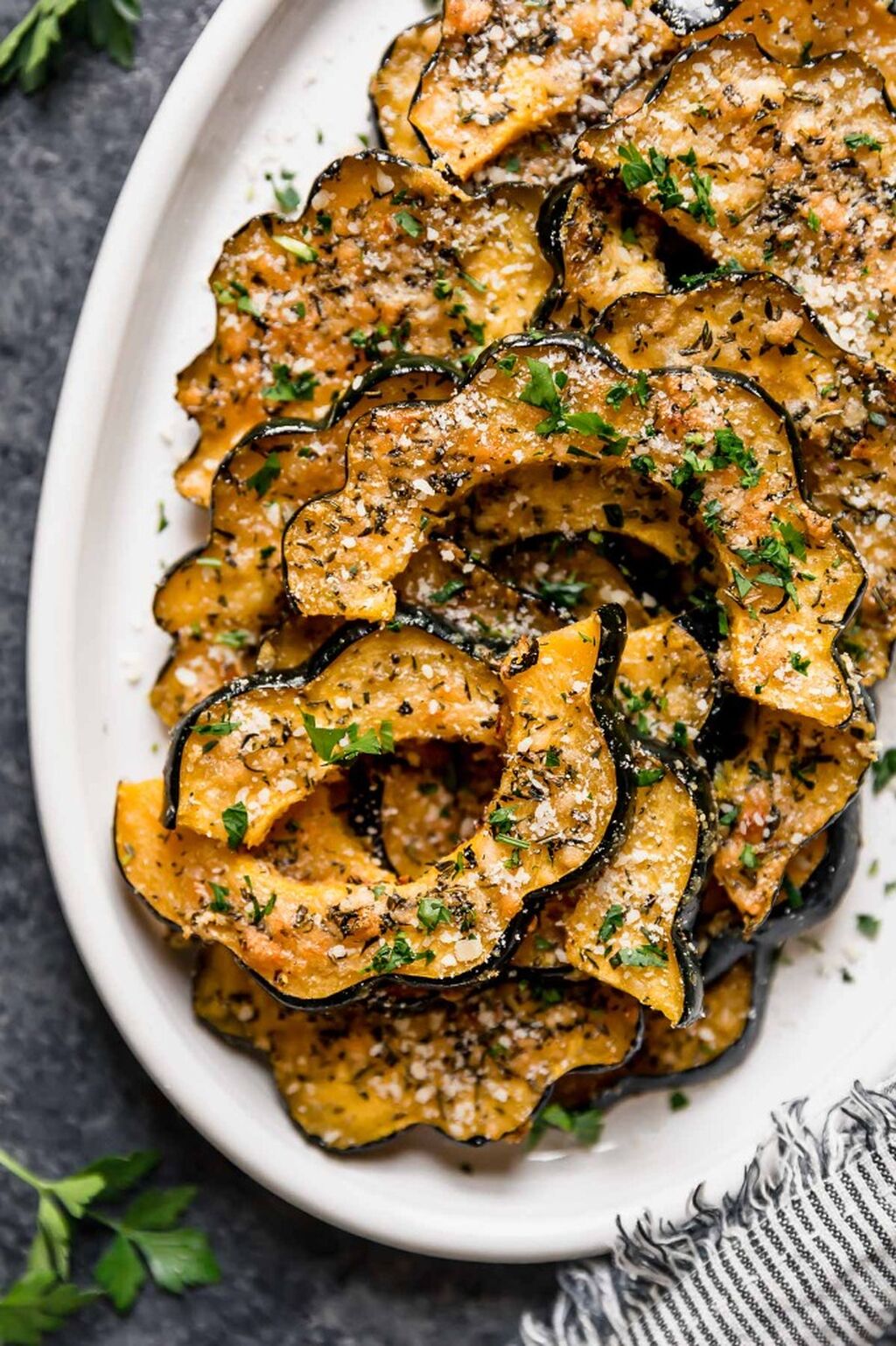 Parmesan Acorn Squash (Thurs Reel)