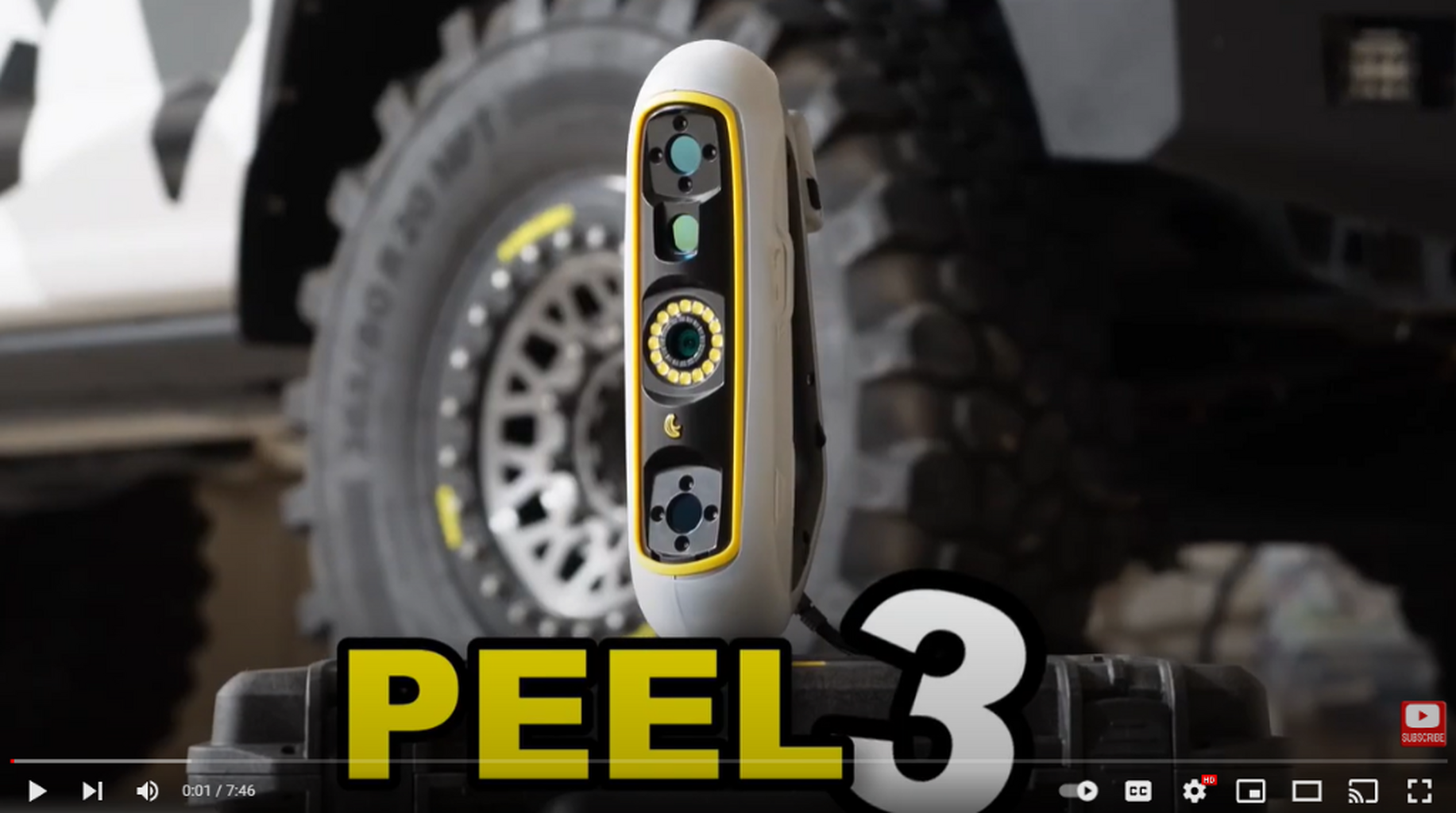 Unboxing the peel 3d Scanner by Dynamic 3D