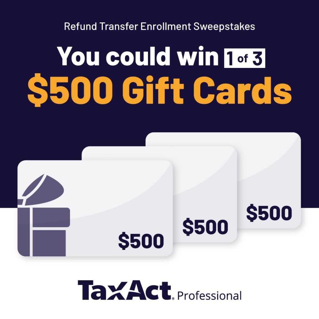 Enroll to Offer Refund Transfer in TY23
