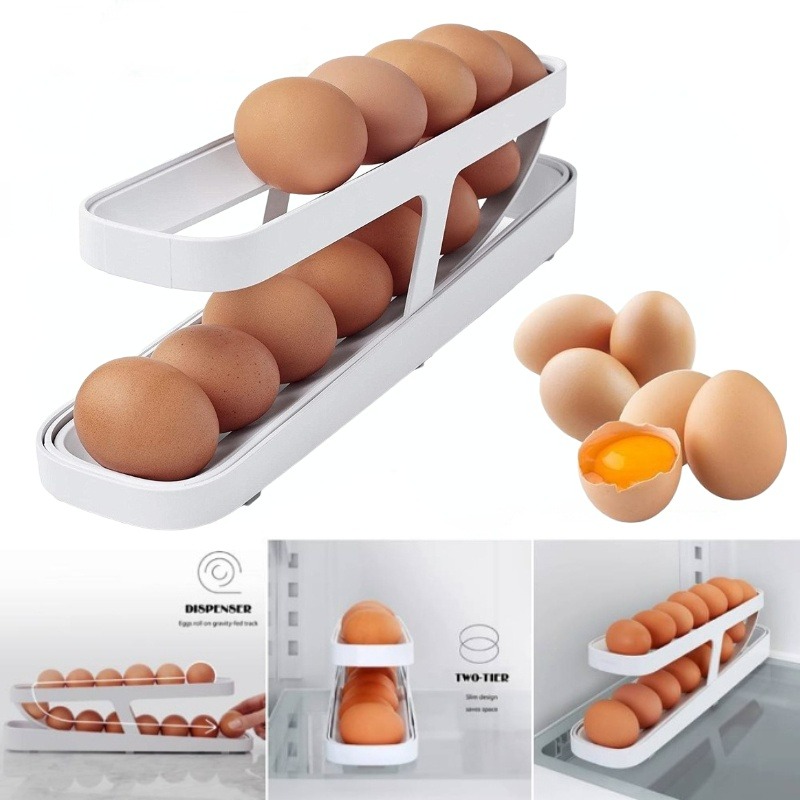 ROLLING EGG STORAGE TRAY 