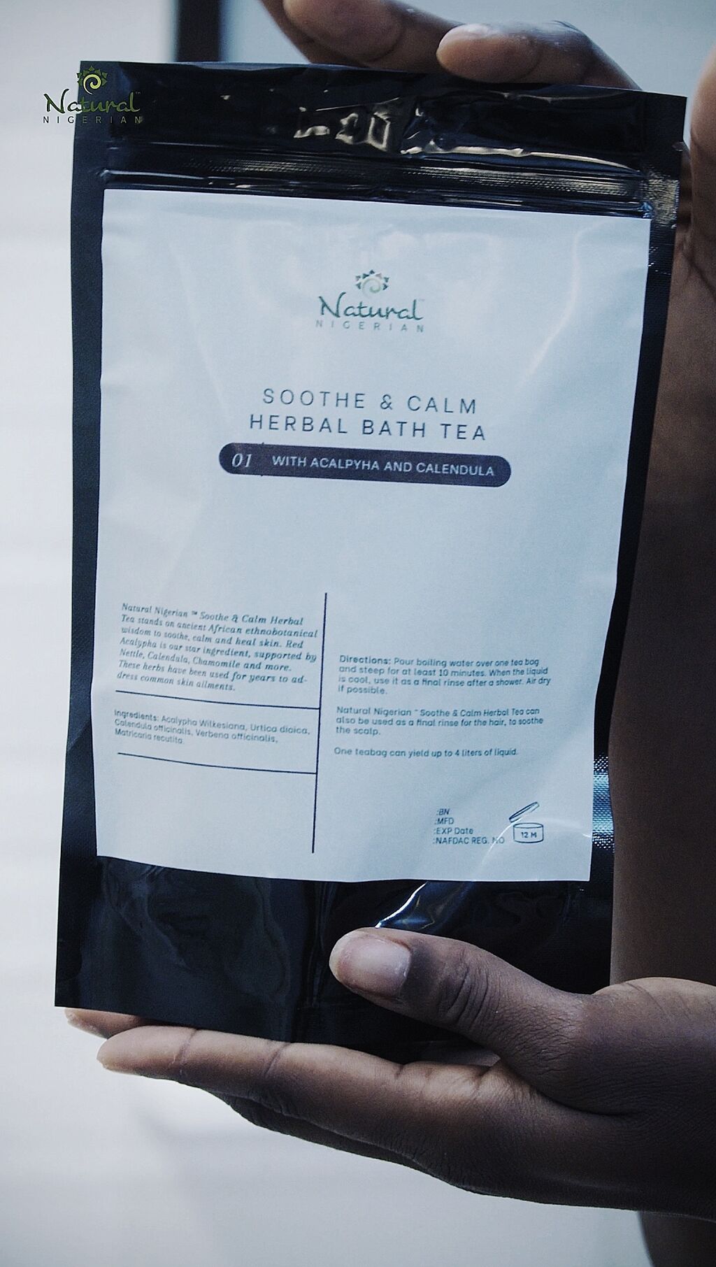 Soothe and Calm Herbal Bath Tea - Natural Nigerian