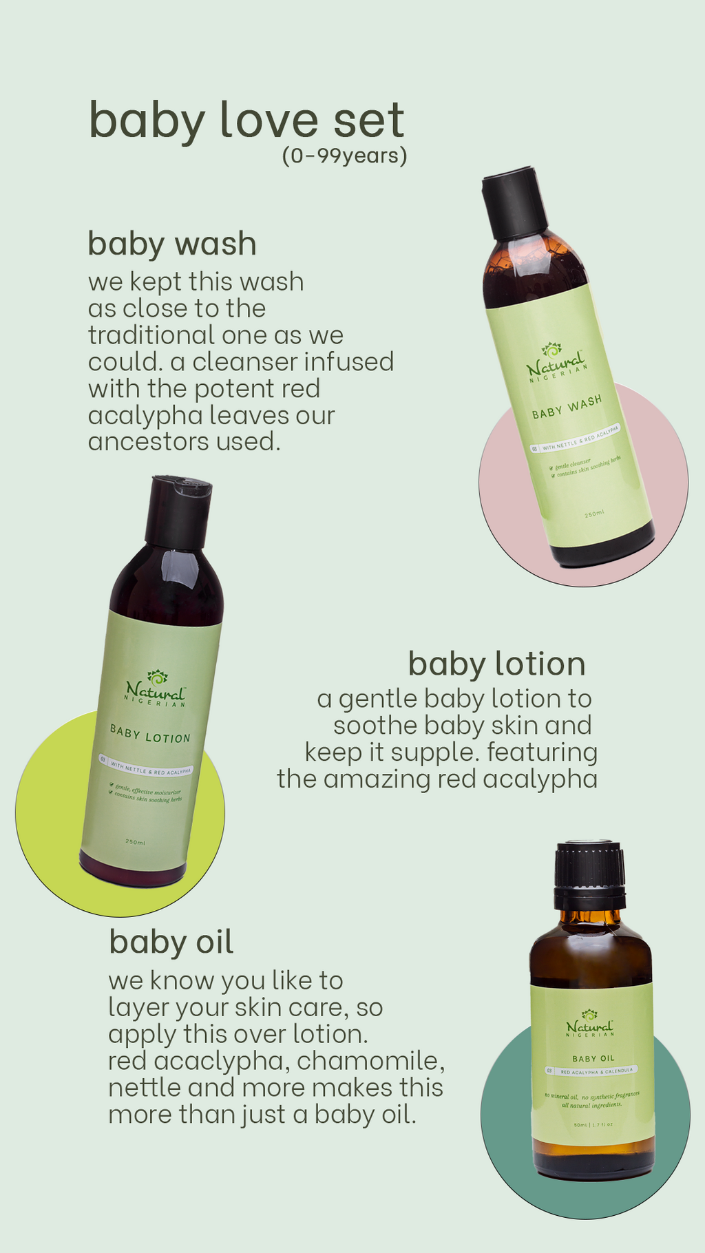 Baby Love Set - Natural Nigerian