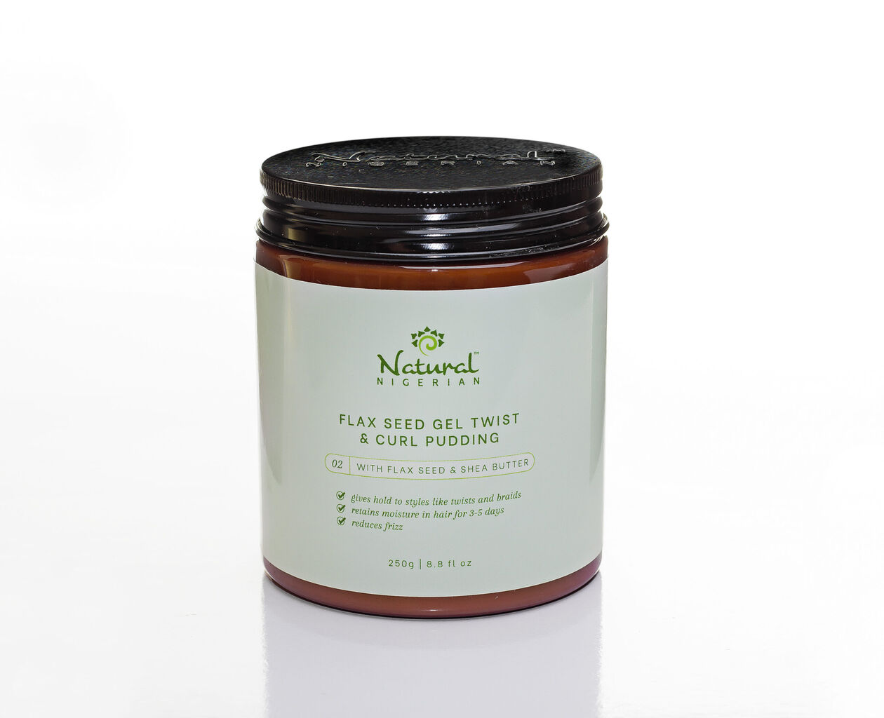 Natural Nigerian&trade; Flax Seed Gel Twist and Curl Pudding - Natural Nigerian