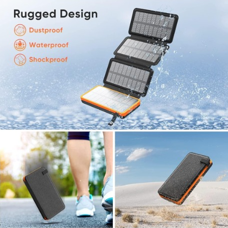 SOLAR 4 PANEL POWER  BANK 