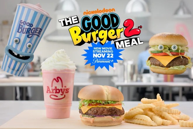 ARBY&rsquo;S &lsquo;GOOD BURGER&rsquo; COLLAB&mdash;THE FICTIONAL MEAL COMES TO RESTAURANTS AS THE SEQUEL HITS PARAMOUNT+