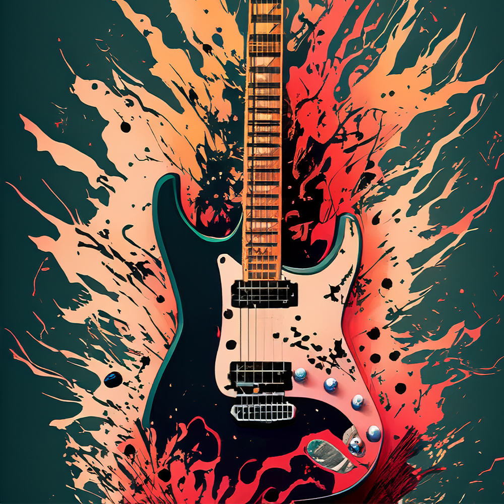 Limited Edition Guitar Print