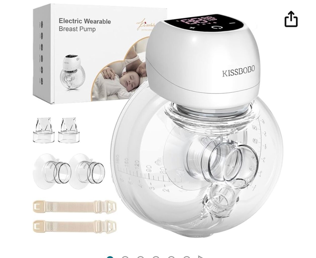 KissBOBO Breast pump - discount code: Laura