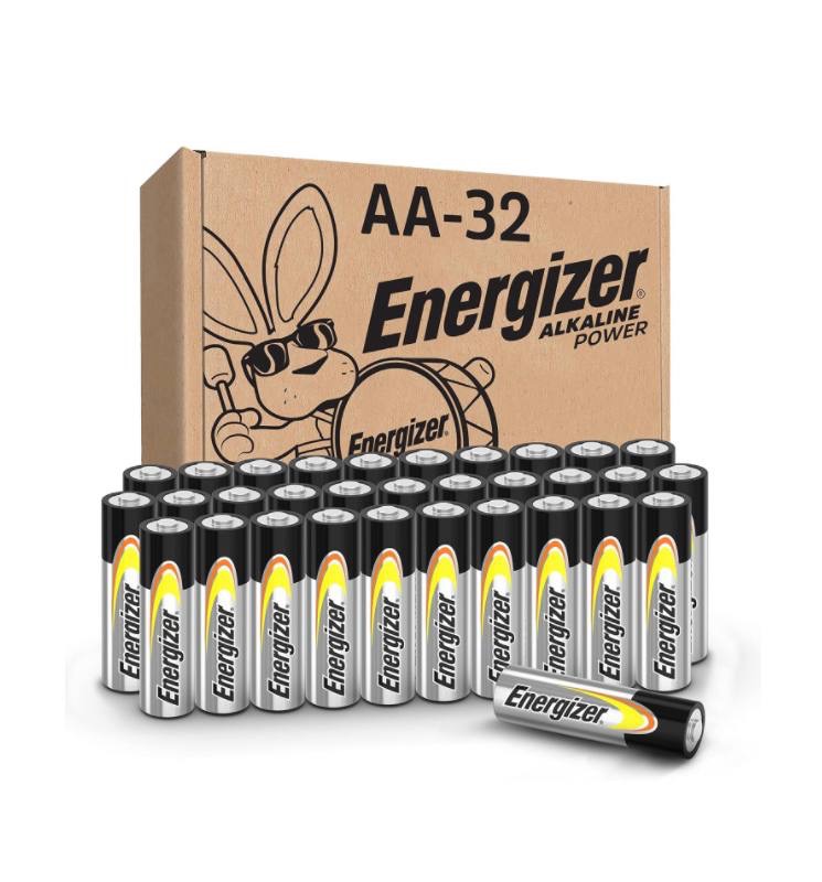 32ct Energizer batteries $13