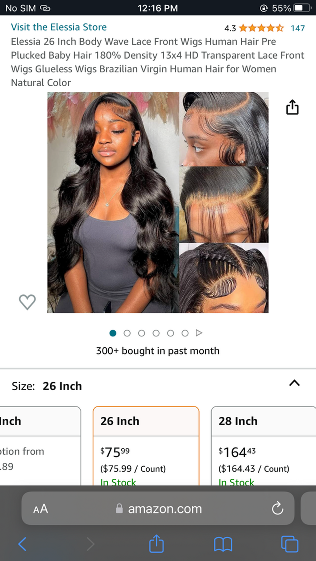 26 Inch Body Wave Lace Front Wigs Human Hair Pre Plucked Baby Hair 180% Density 13x4 HD Transparent Lace Front Wigs Glueless Wigs Brazilian Virgin Human
