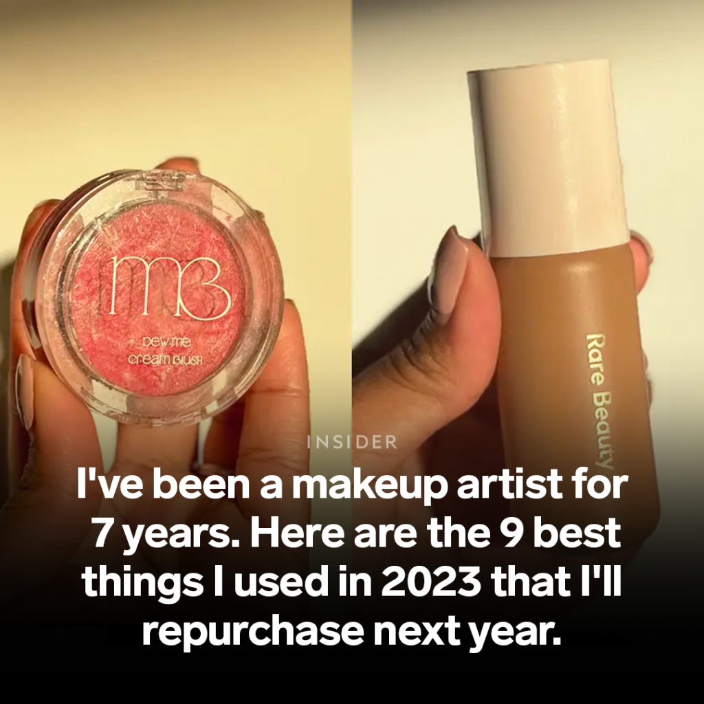 I've been a makeup artist for 7 years. Here are the 9 best things I used in 2023 that I'll repurchase next year.