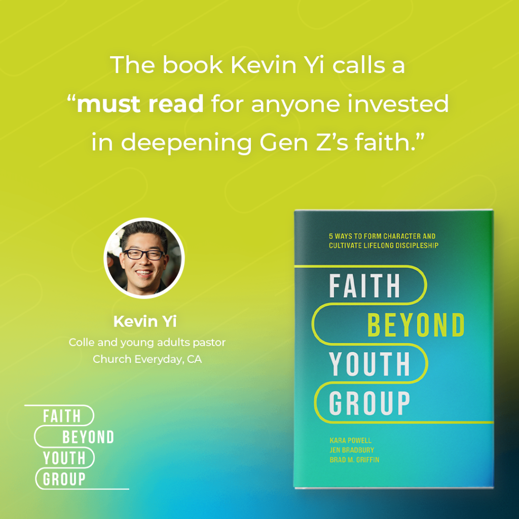 Kevin Yi calls Faith Beyond Youth Group a "must read."