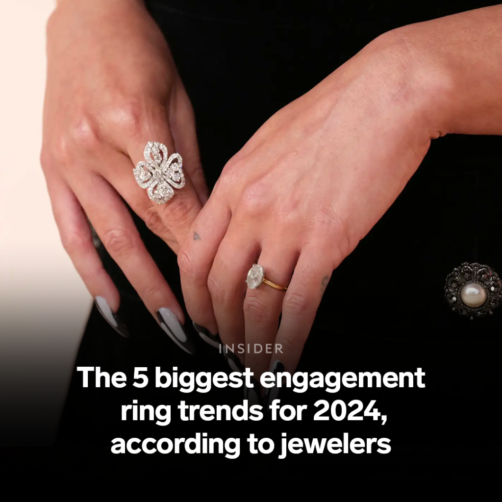 The 5 biggest engagement ring trends for 2024, according to jewelers