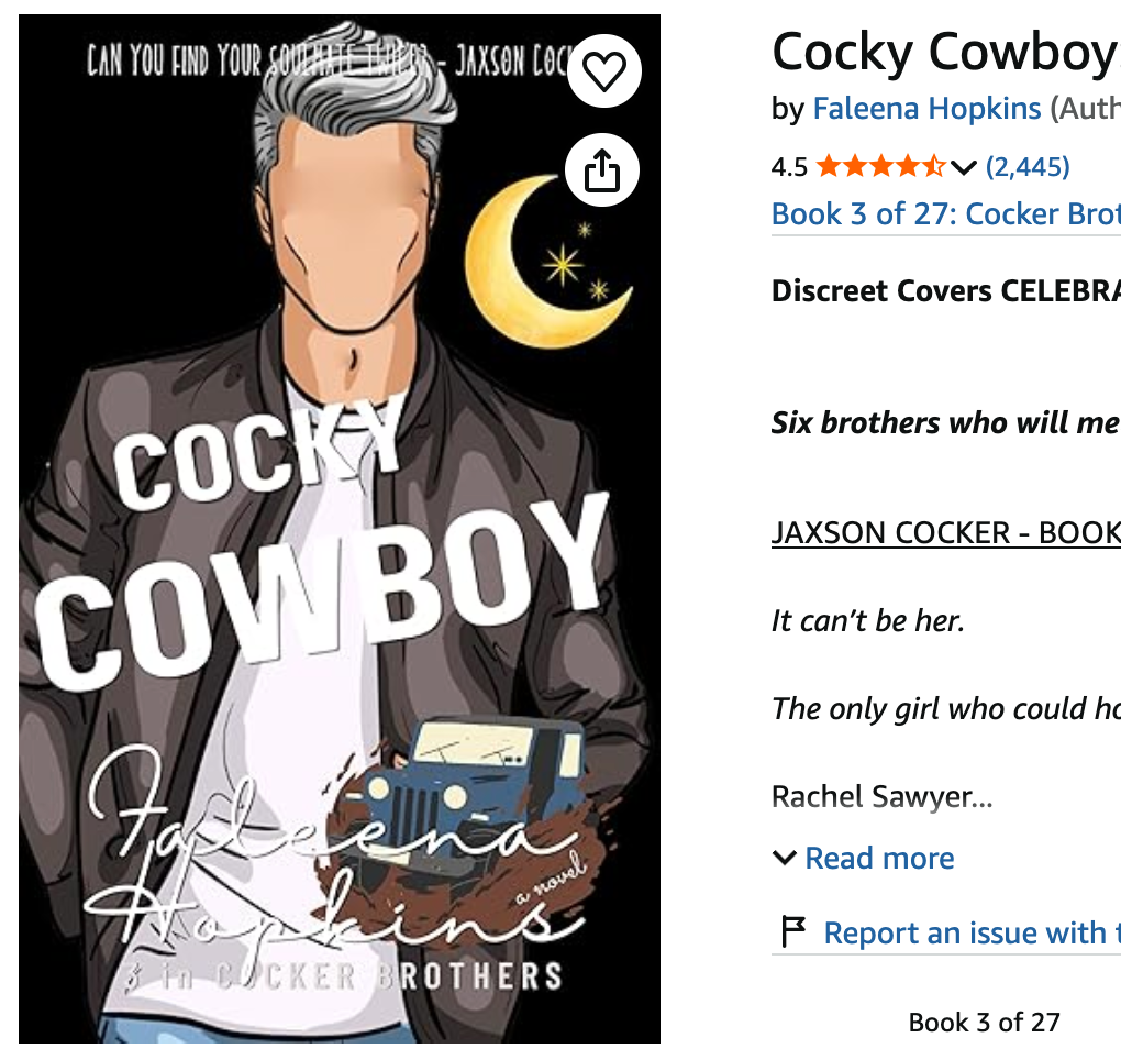Cocky Cowboy on Amazon