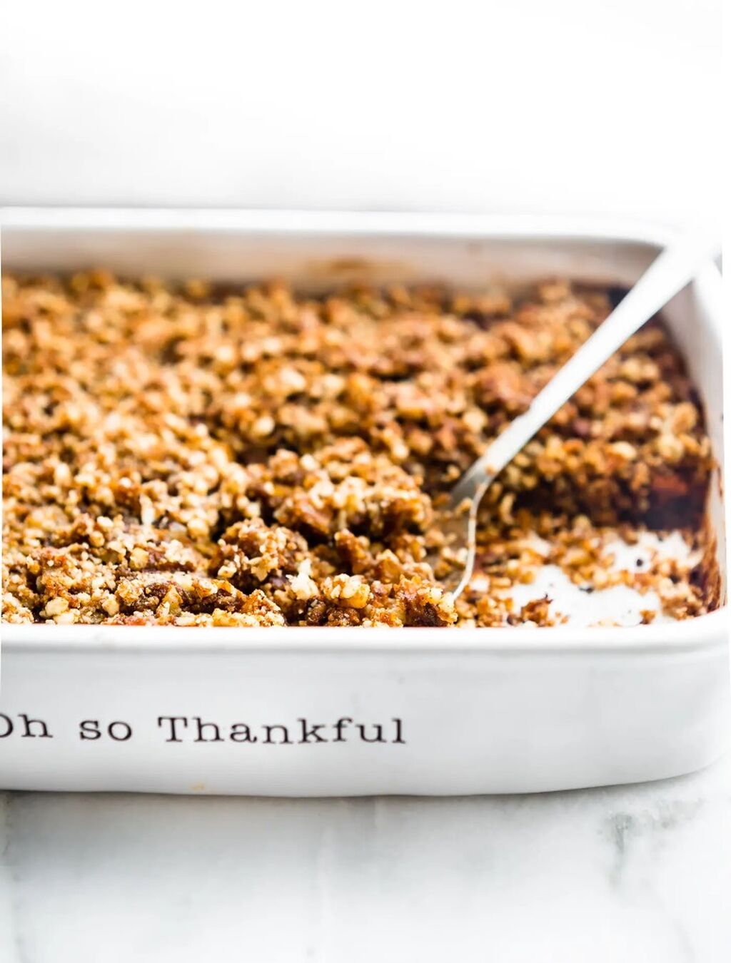 Vegan sweet potato casserole 
