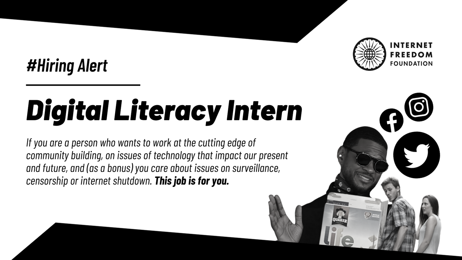 We are hiring: Digital Literacy Intern