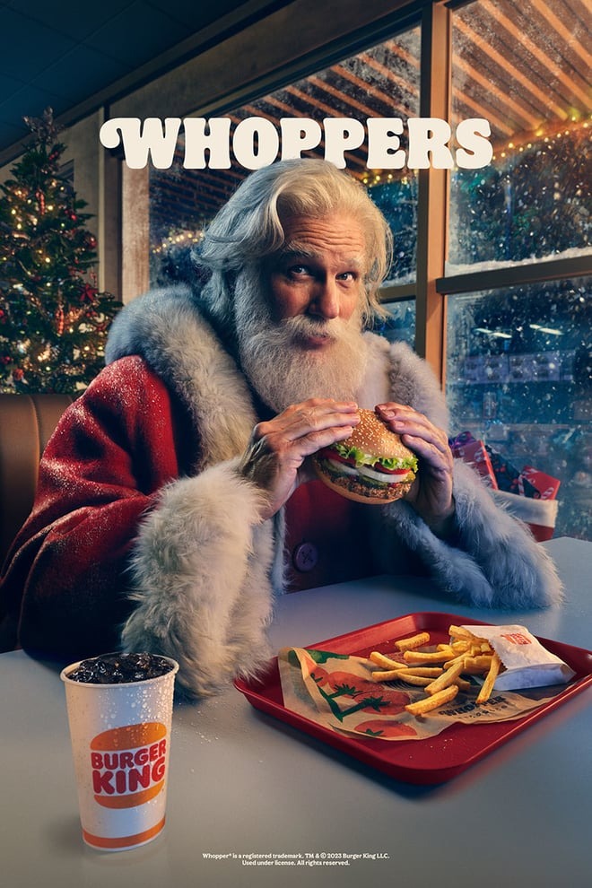 BURGER KING UK HIJACKS CHRISTMAS WITH CHEEKY SANTA AD AND INSANE MUSIC VIDEO