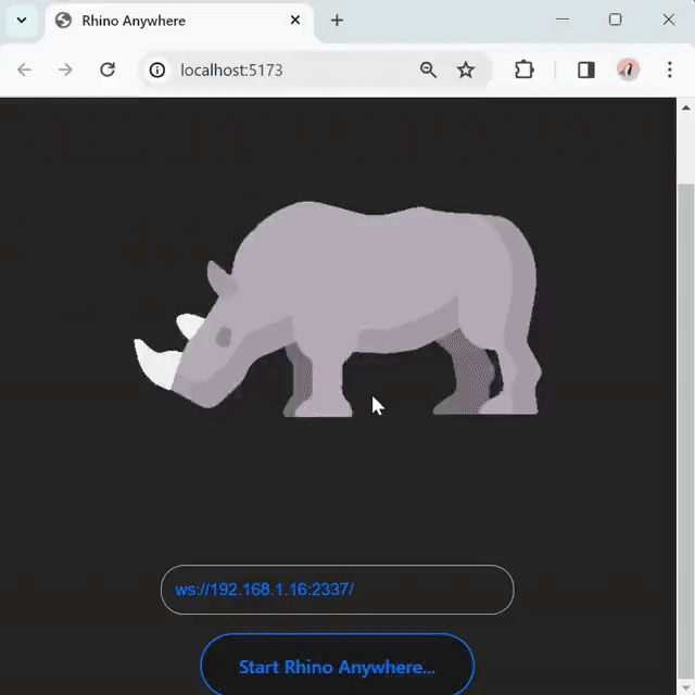 Rhino Anywhere on Github