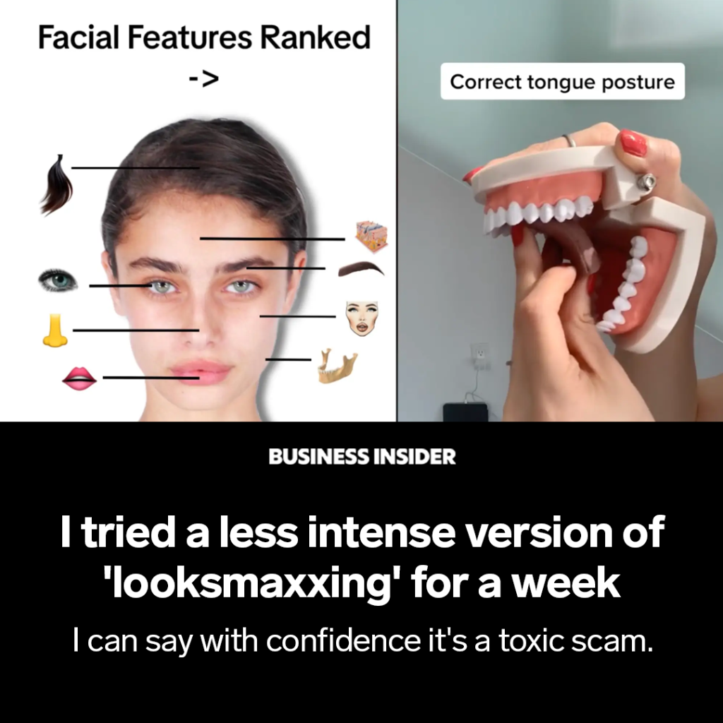 I'm a 24-year-old man who tried 'softmaxxing,' a less intense version of 'looksmaxxing,' for a week. I can say with confidence it's a toxic scam.