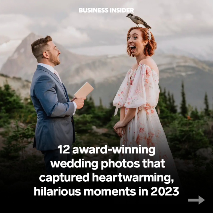 12 award-winning wedding photos that captured heartwarming, hilarious moments in 2023