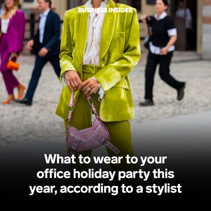 What to wear to your office holiday party this year, according to a stylist