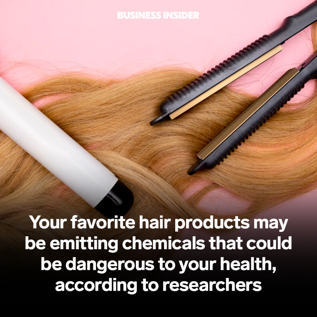 Your favorite hair products may be emitting chemicals that could be dangerous to your health, according to researchers