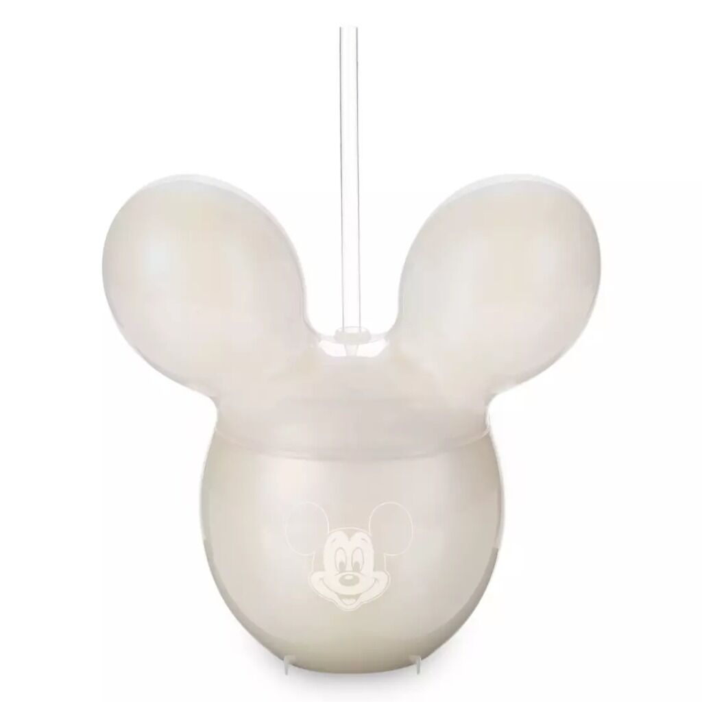 Mickey White Balloon Sipper