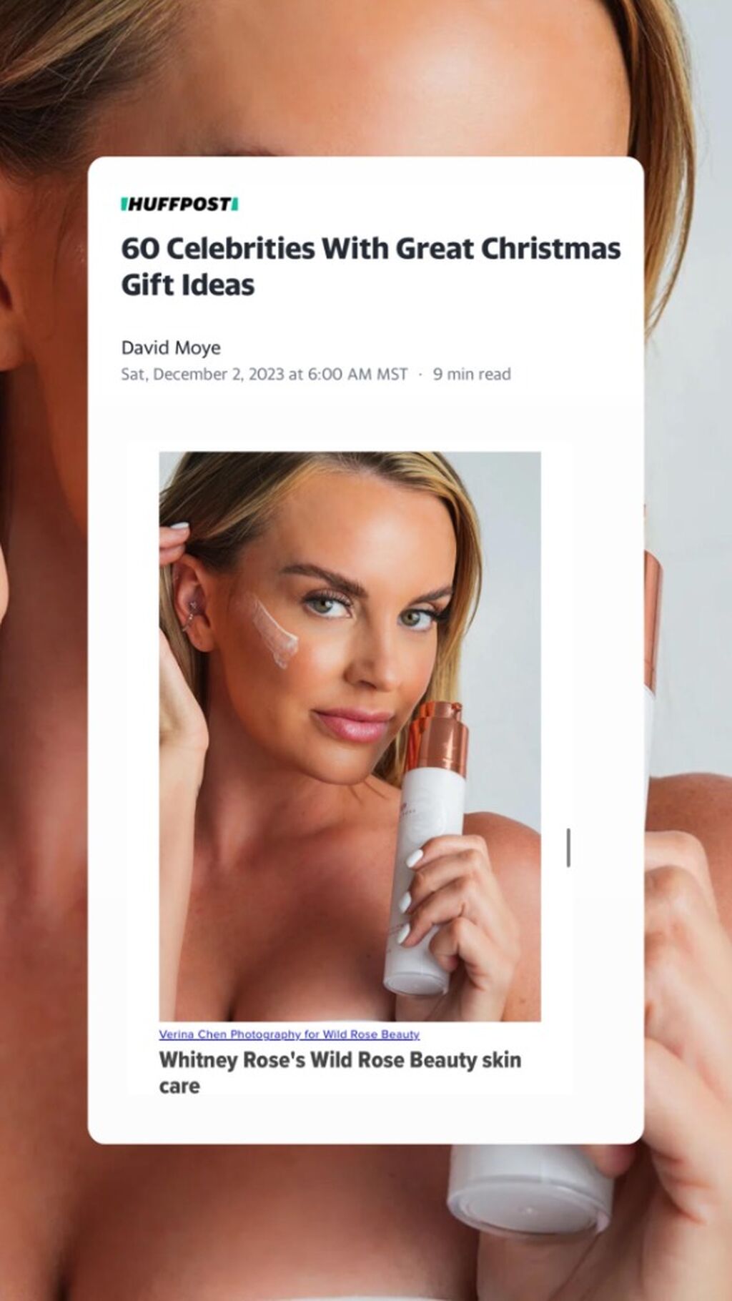 Huff Post Featuring Wild Rose Beauty