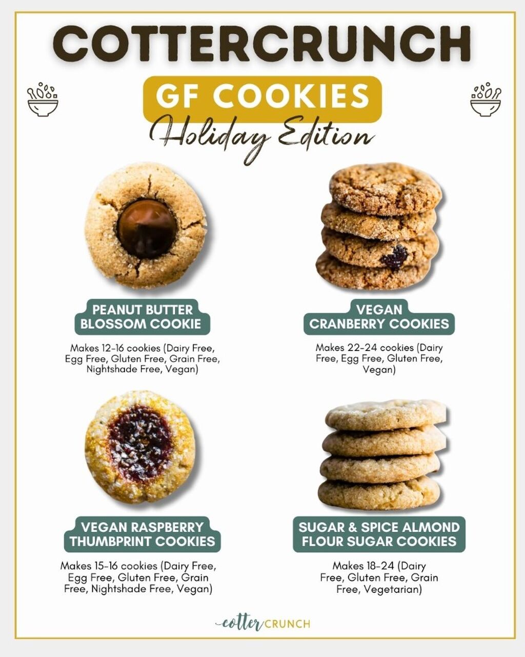 The Best Gluten Free Christmas Cookies