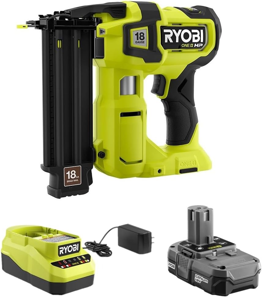 Ryobi 18 Gauge Brushless Brad Nailer