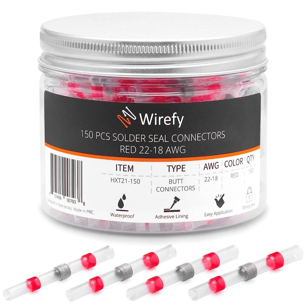 Wirefy 150 Pcs Solder Seal Wire Connectors