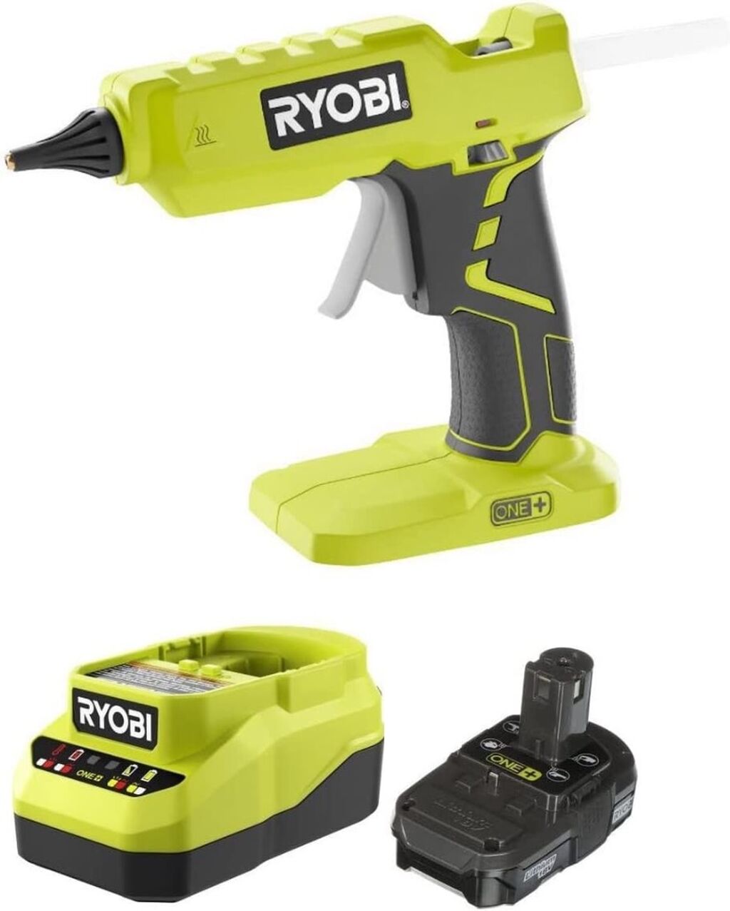 Ryobi 18v Cordless Glue Gun with charger