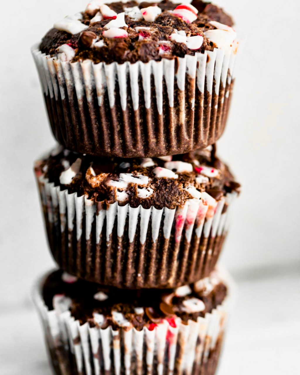 Peppermint Chocolate Muffins