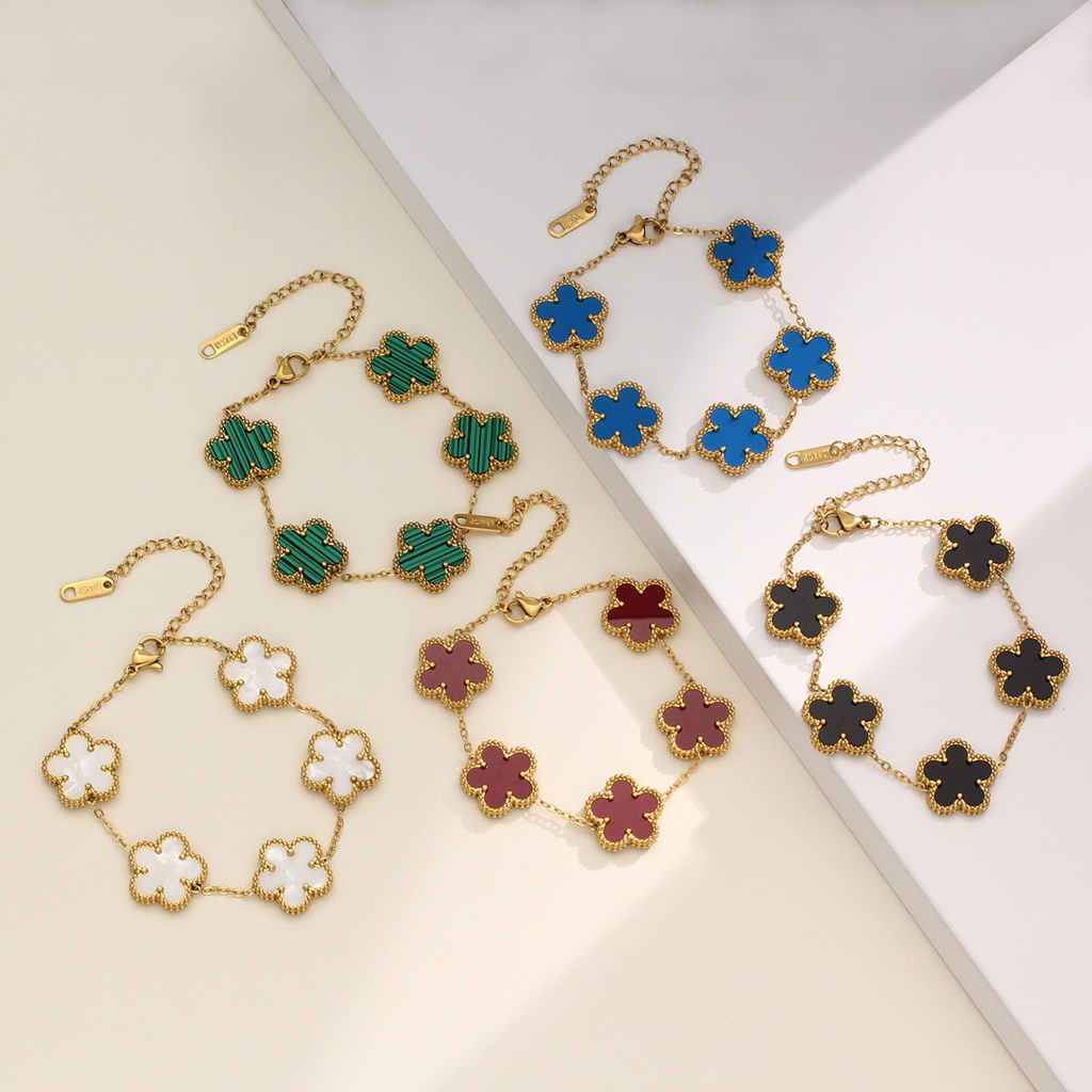 Four Leaf Vanly Bracelet Chain