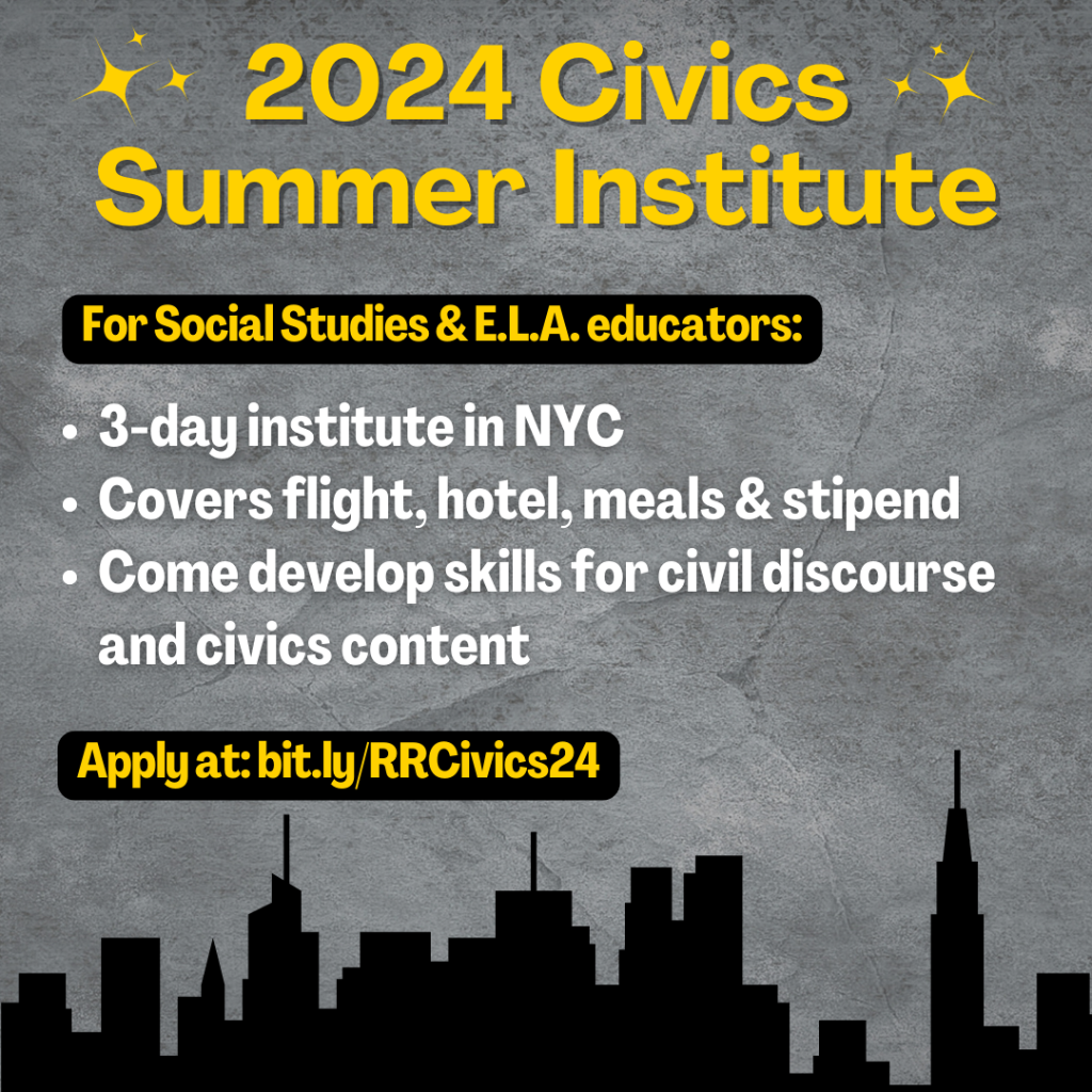 Apply to Retro Report's 2024 Civics Summer Institute 