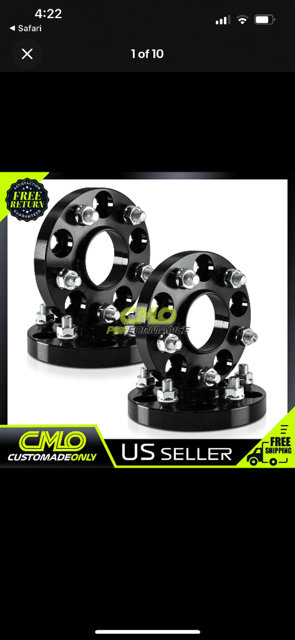 20MM HubCentric Spacers X4