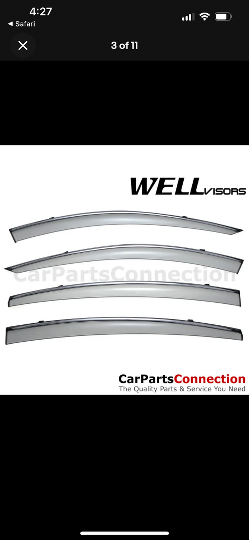 Window Visors / Chrome trim
