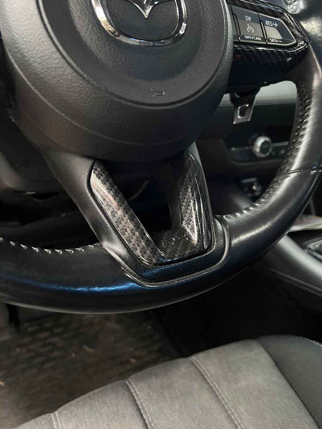 Carbon Lower Steering wheel Trim