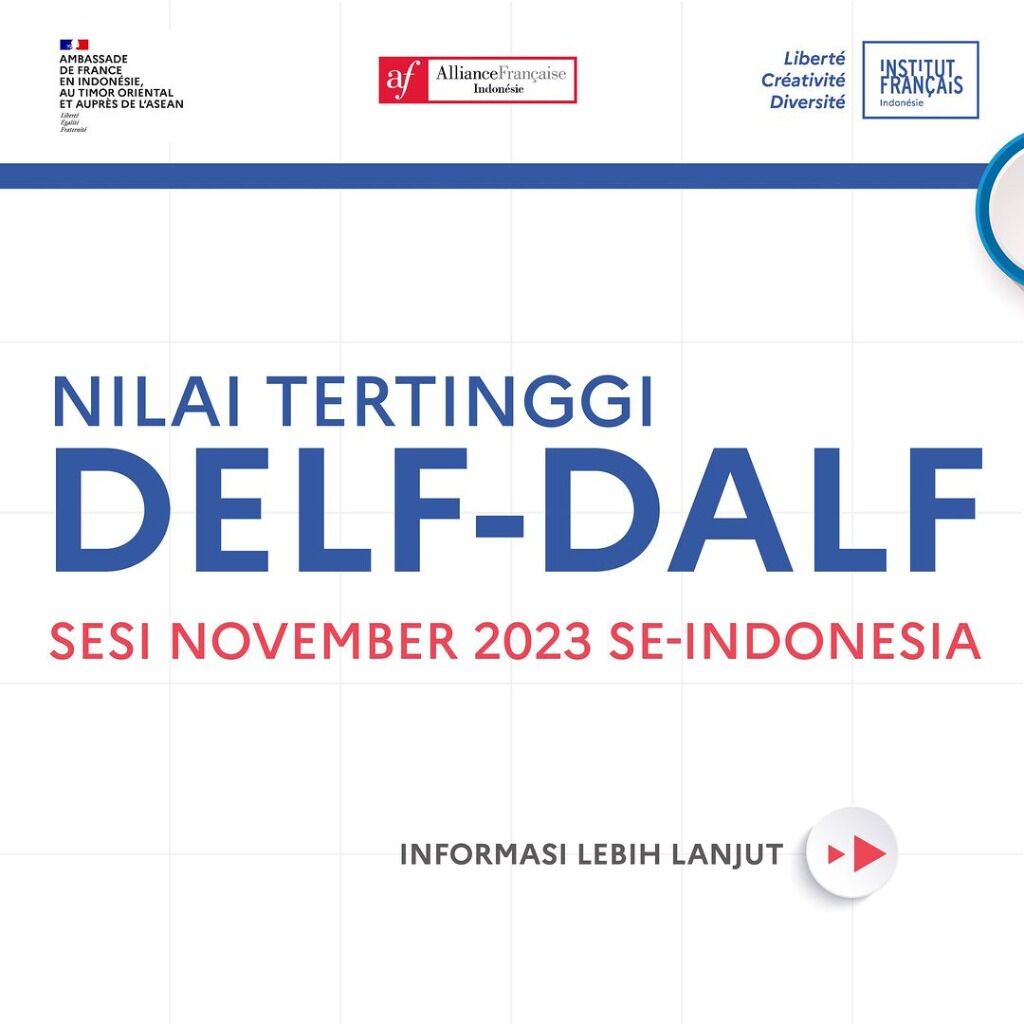 Nilai tertinggi DELF-DALF sesi November 2023