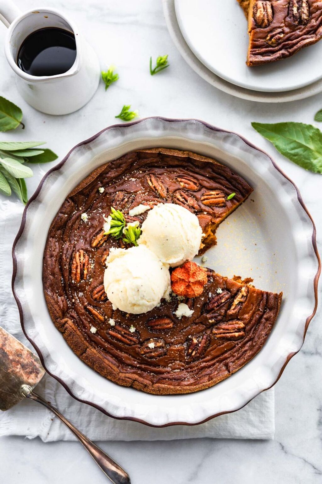 EASY Crustless Sweet Potato Pie