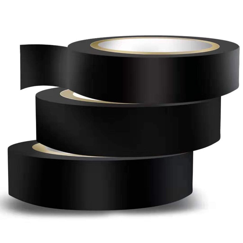 3-Roll Black Electrical Tap
