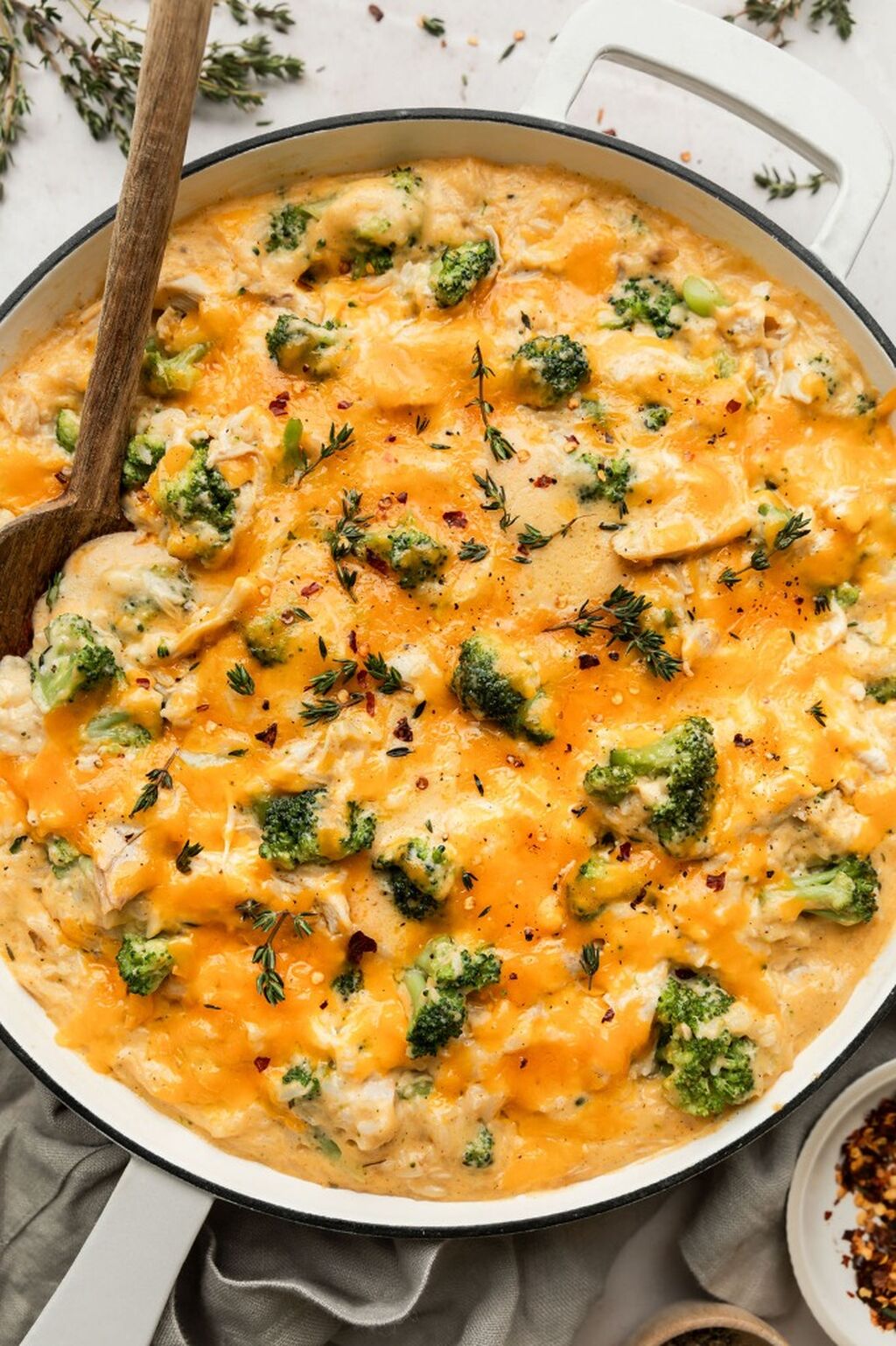 Cheesy Chicken Skillet with Broccoli (Wed Reel)