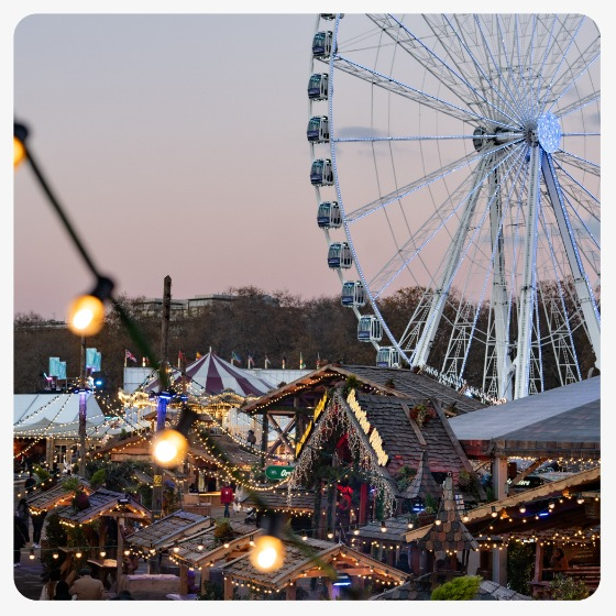 Bavarian Village at Winter Wonderland