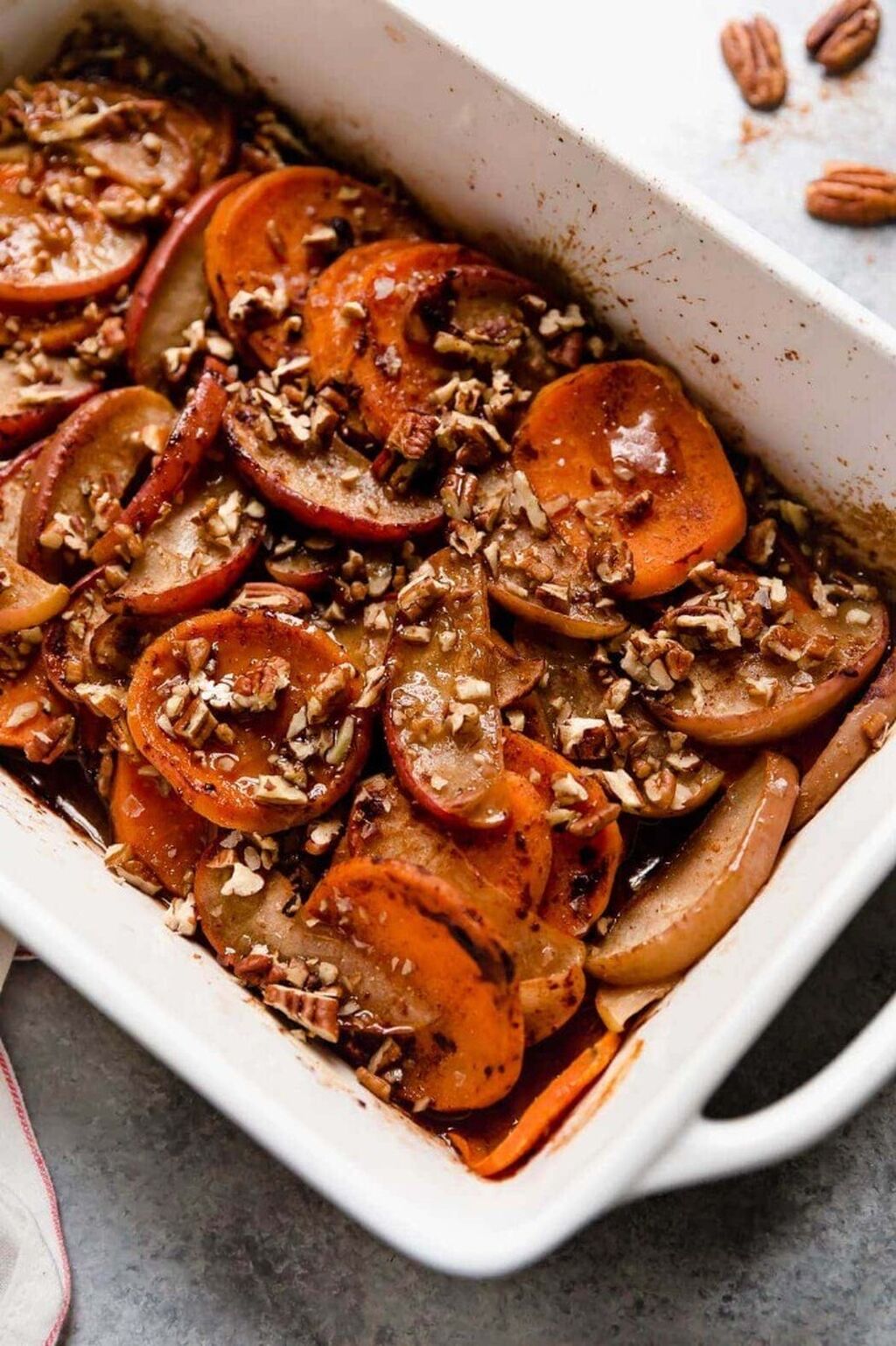 Cinnamon Sweet Potato Apple Bake (Sun Reel)