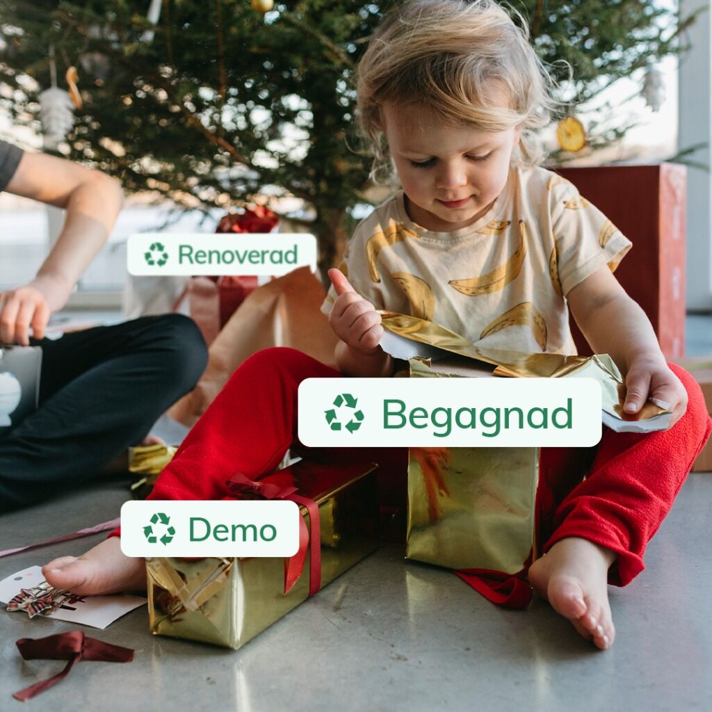 Nybegagnade julklappar