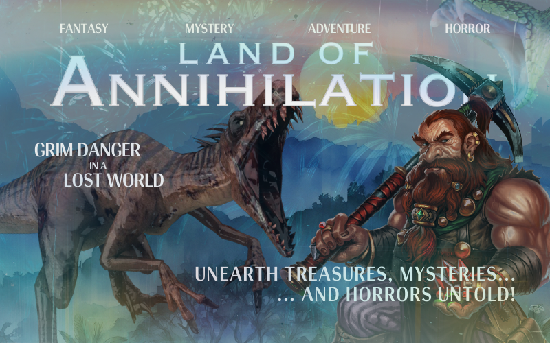 Mondays | D&D5e New Campaign | 🗺️🦖🌴Land of Annihilation🌴🦕
