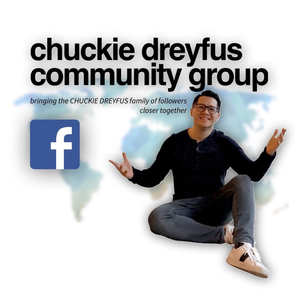 Join the Chuckie Dreyfus Community Group on Facebook