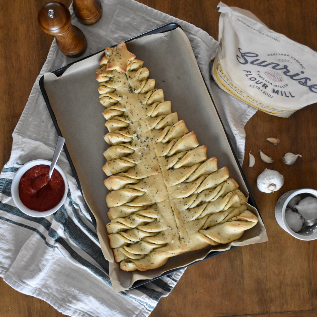 Christmas Tree Bread